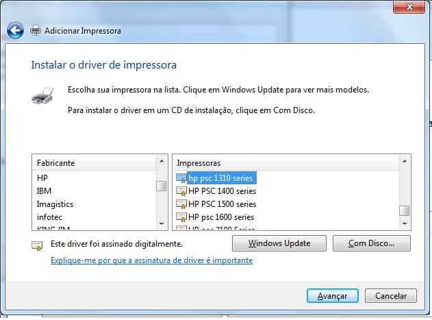 driver hp psc 1310 series